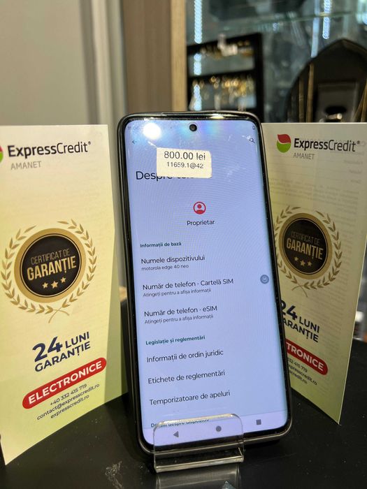 (AG42) Motorola EDGE 40 NEO B11659 *2 ANI GARANTIE*