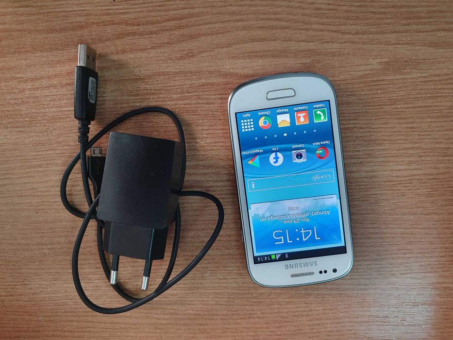 Samsung Galaxy S3 mini alb functional telefon necodat