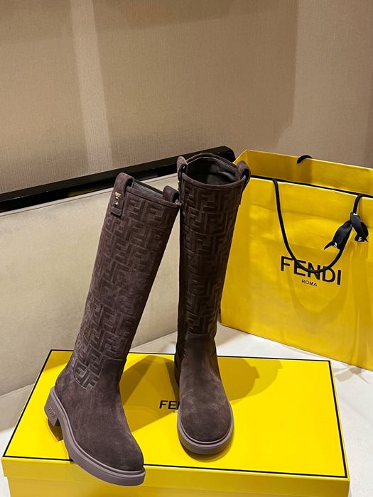 Cizme Fendi - piele naturala 100% premium prezentare completa