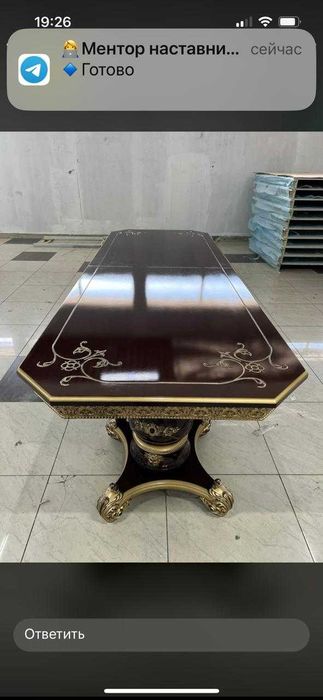 Стол для  гостиный 4,5-5 метров +18 стулья Джаконда