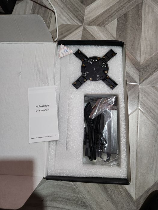 Vand schimb, Proiector holografic (mirroring) 3d Fan F65 cm marketing