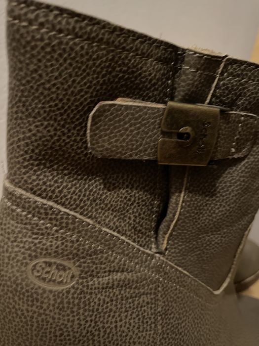 Cizme, ghete elegante piele naturala Scholl masura 39 ca noi
