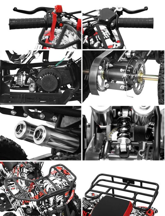 ATV 49cc Graffiti pentru Copii Benzina Garantie 1 An