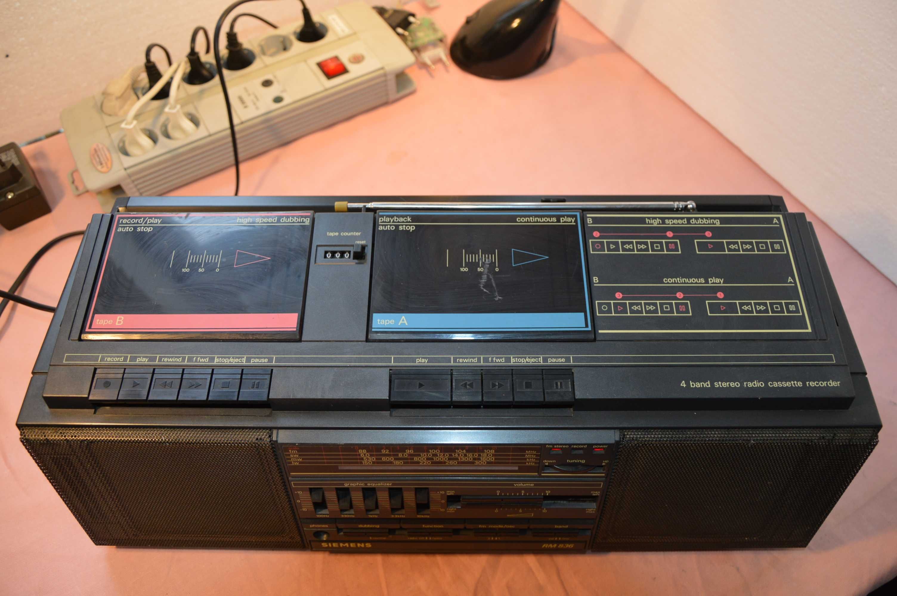 Radiocasetofon Boombox SIEMENS RM 836
