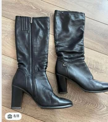 Cizme elegante, calitate Germania, 39, piele,  pana la genunchi