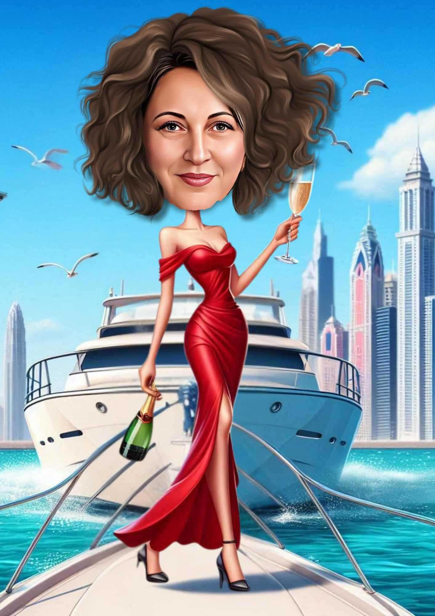 Дигитала карикатура с канава