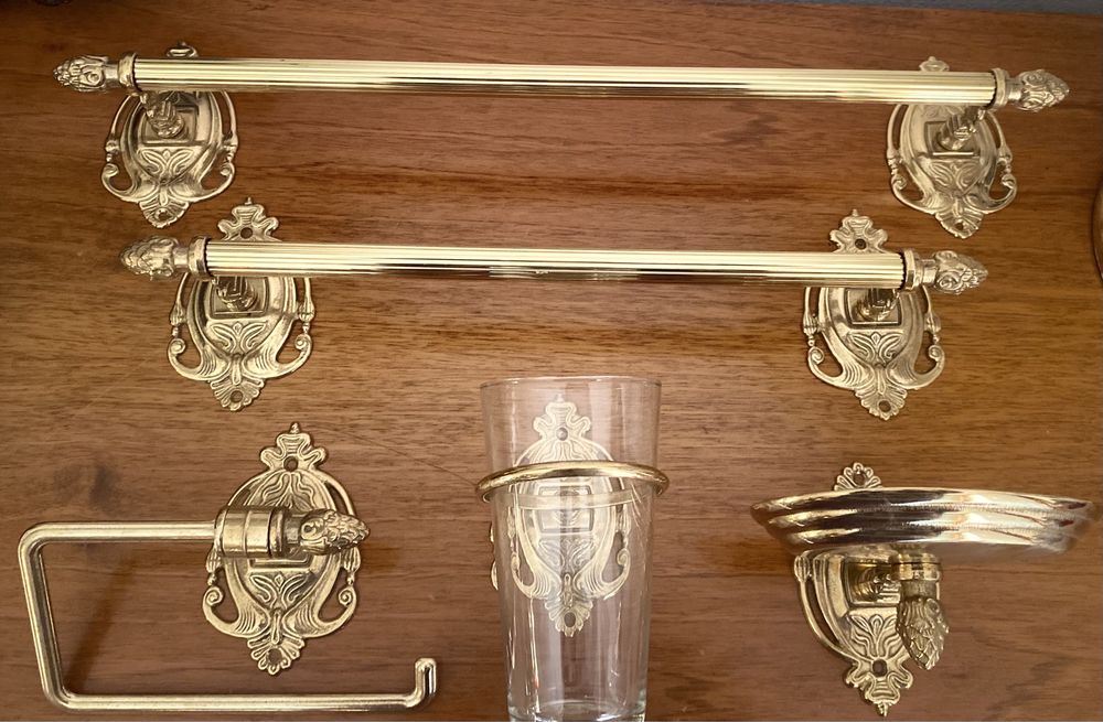 Set Baroc de bronz de baie