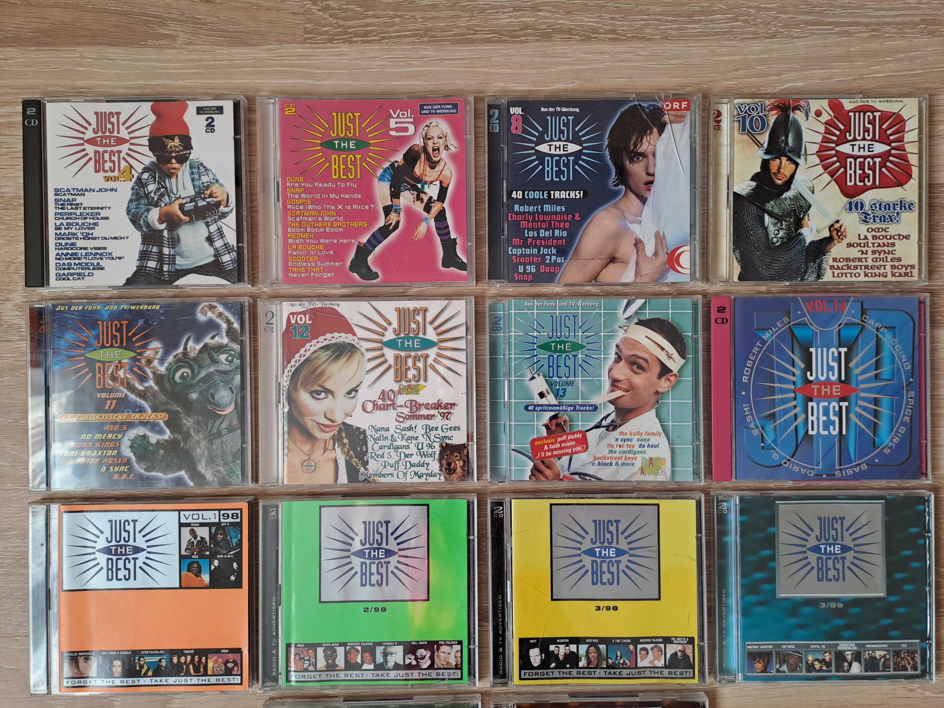 Colectie 17 CD originale-sel. Just The Best-muz. Eurodance-exclusiv'90