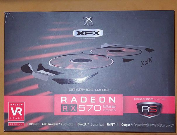 Placa video XFX Radeon RX 570 RS 8GB GDDR5 256-bit