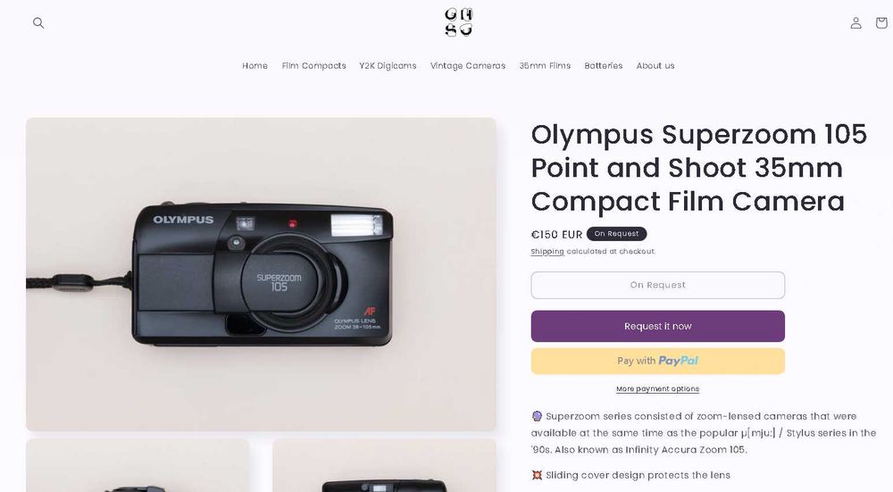 Canon / Olympus - Rare Vintage Film Cameras