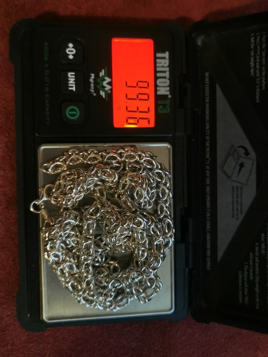 Set lanț și bratara argint 925 100 grame