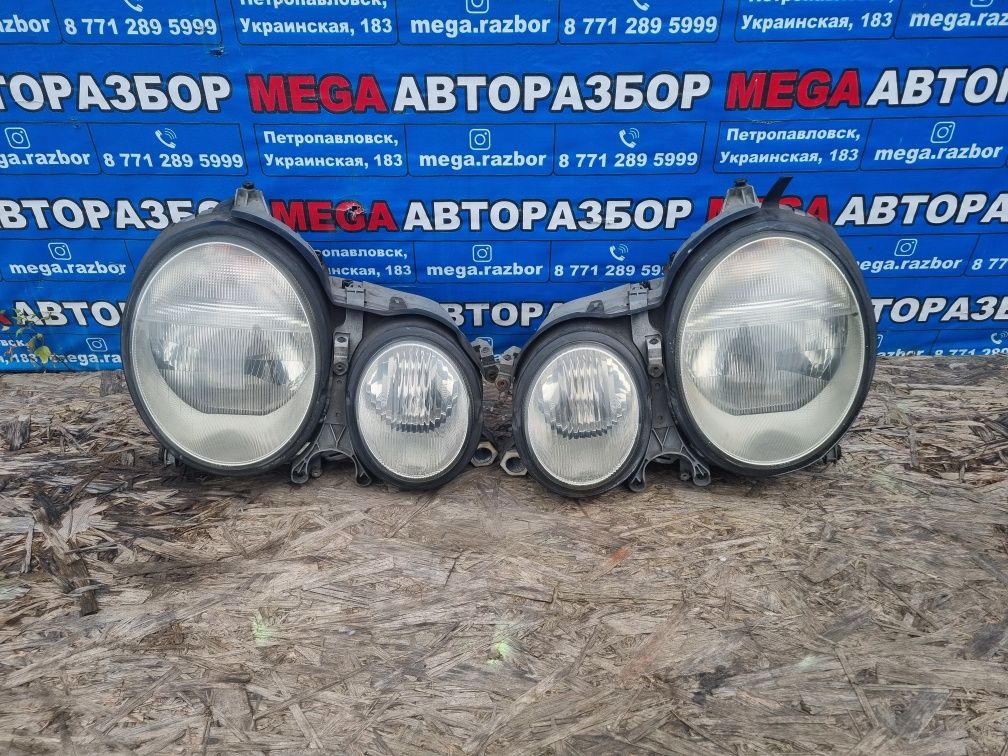 Фары на мерседес w210 рестайлинг.