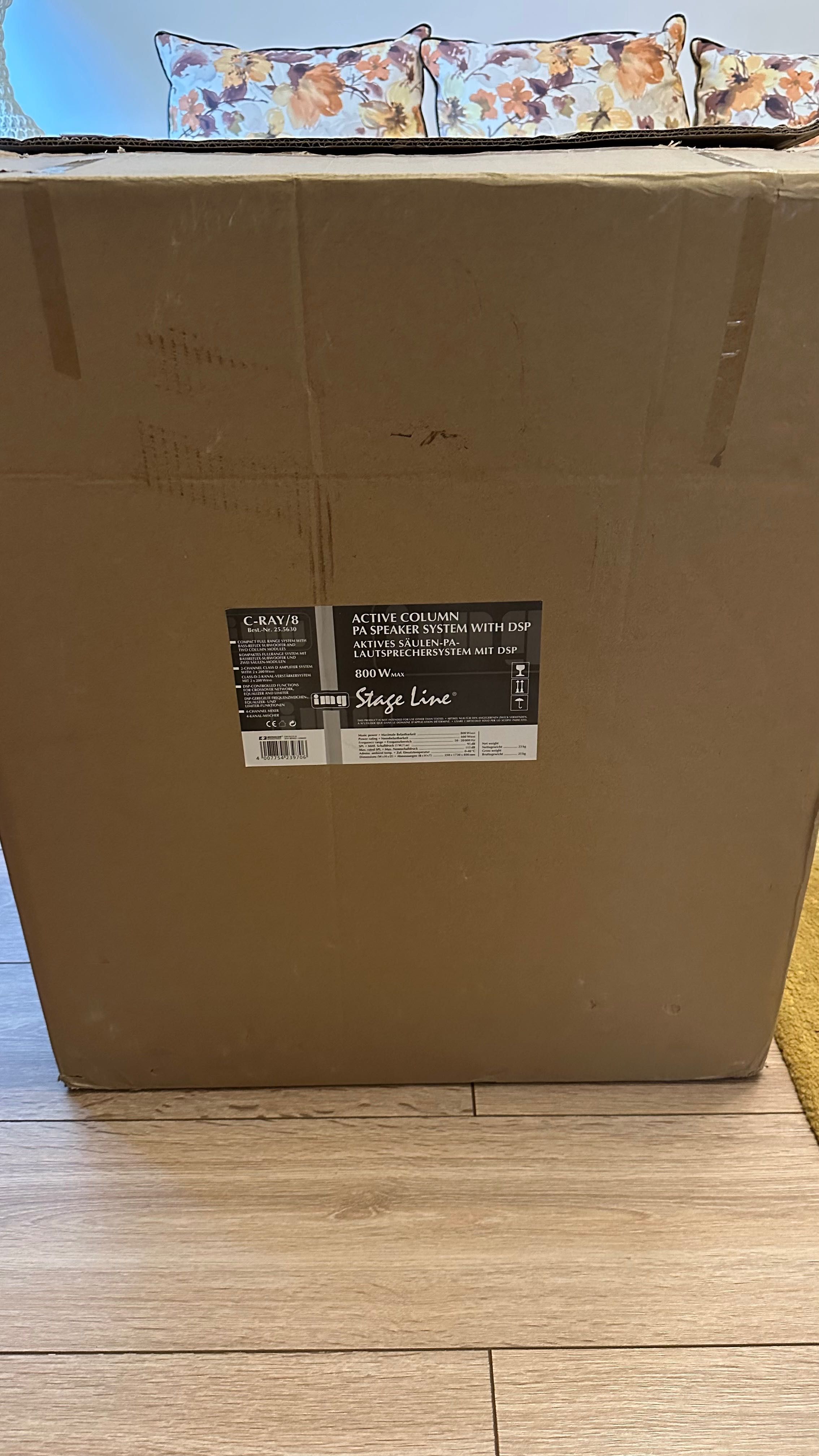 Stage Line C-RAY/8 800W Sistem audio portabil profesional jbl boxa NOU