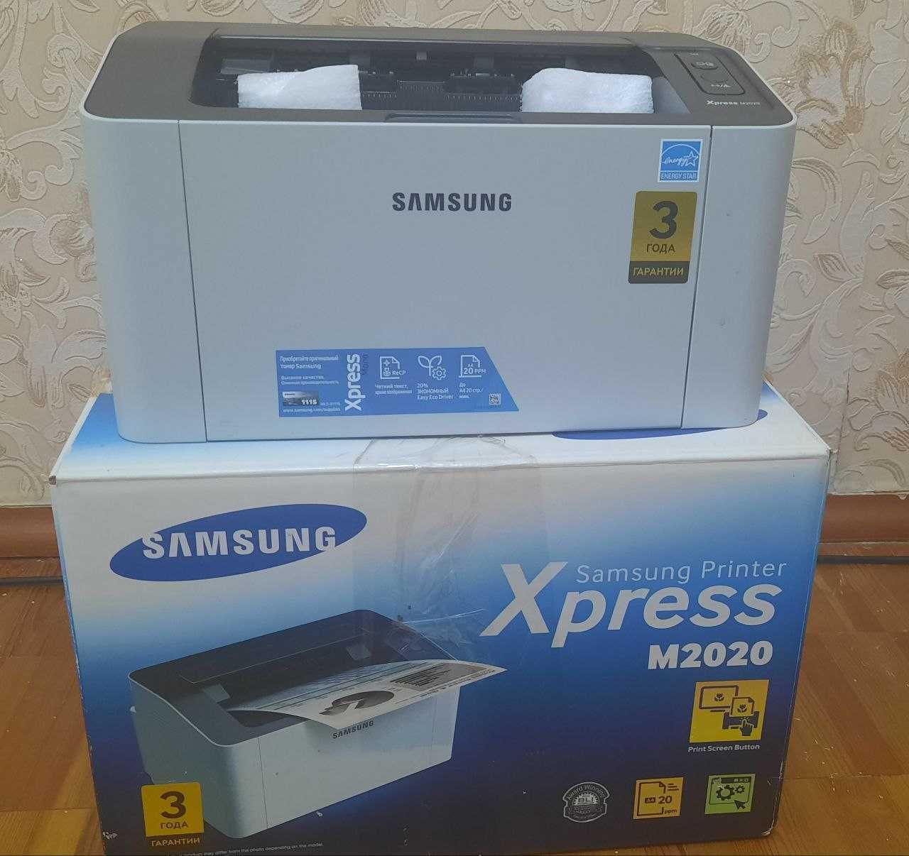 Лазерный принтер Samsung Xpress M2020 черно-белый