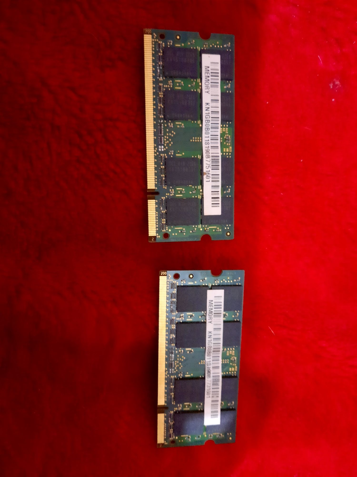 Ram laptop 2x1 GB