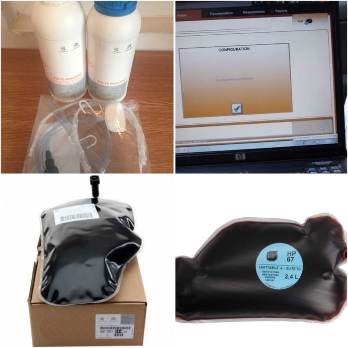 Incarcare cu adtivi filtru particule Eolys Peugeot Citroen Volvo Mazda