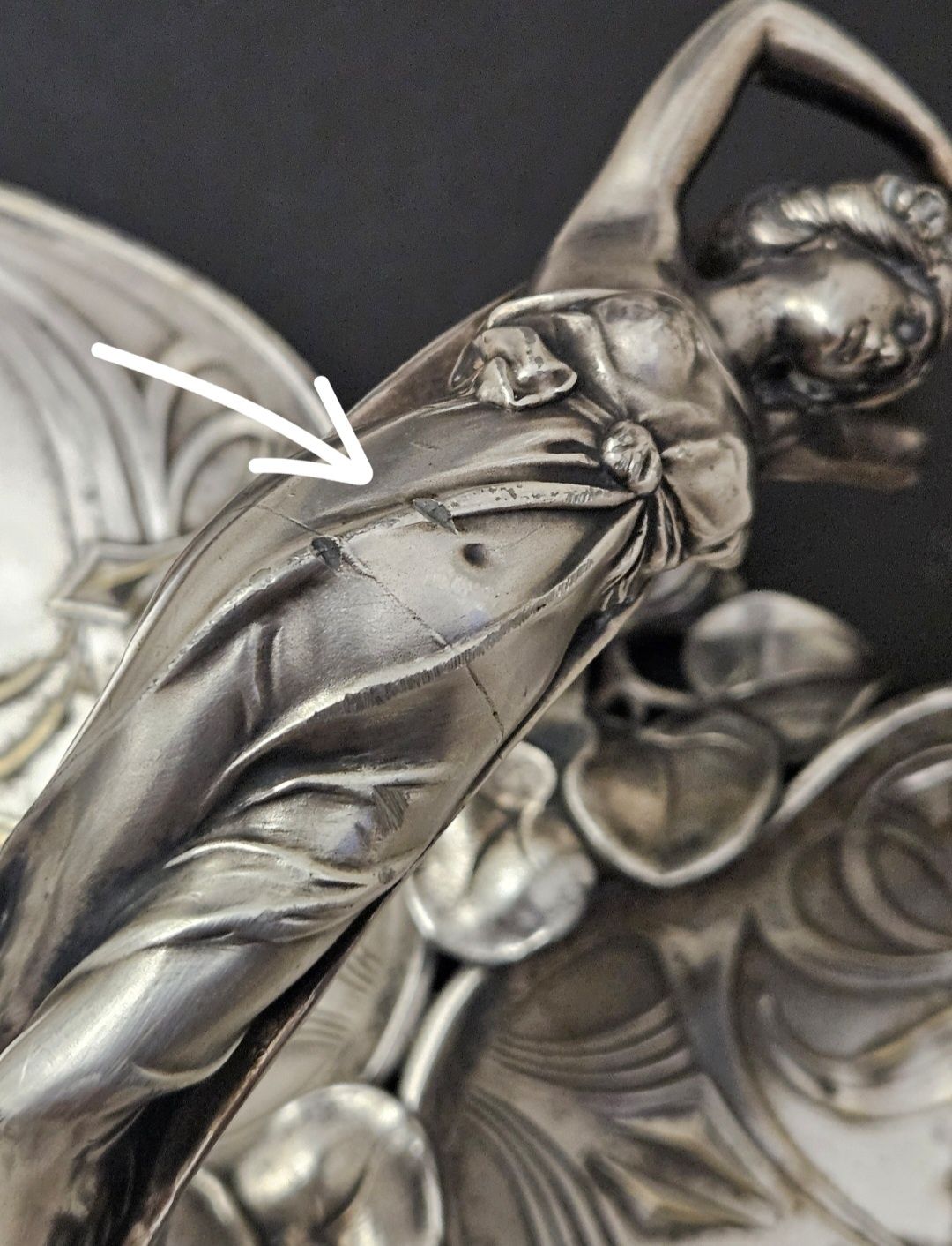 Посребрена купа WMF Art Nouveau 1905г.