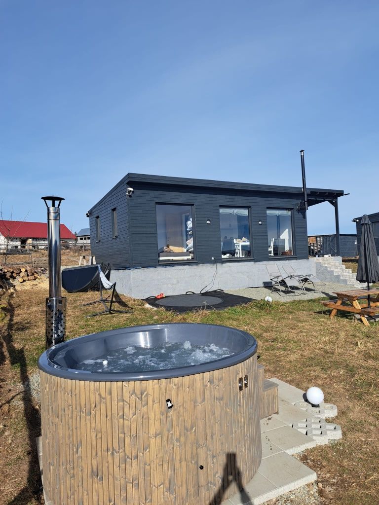 Tiny House cu ciubar și sauna