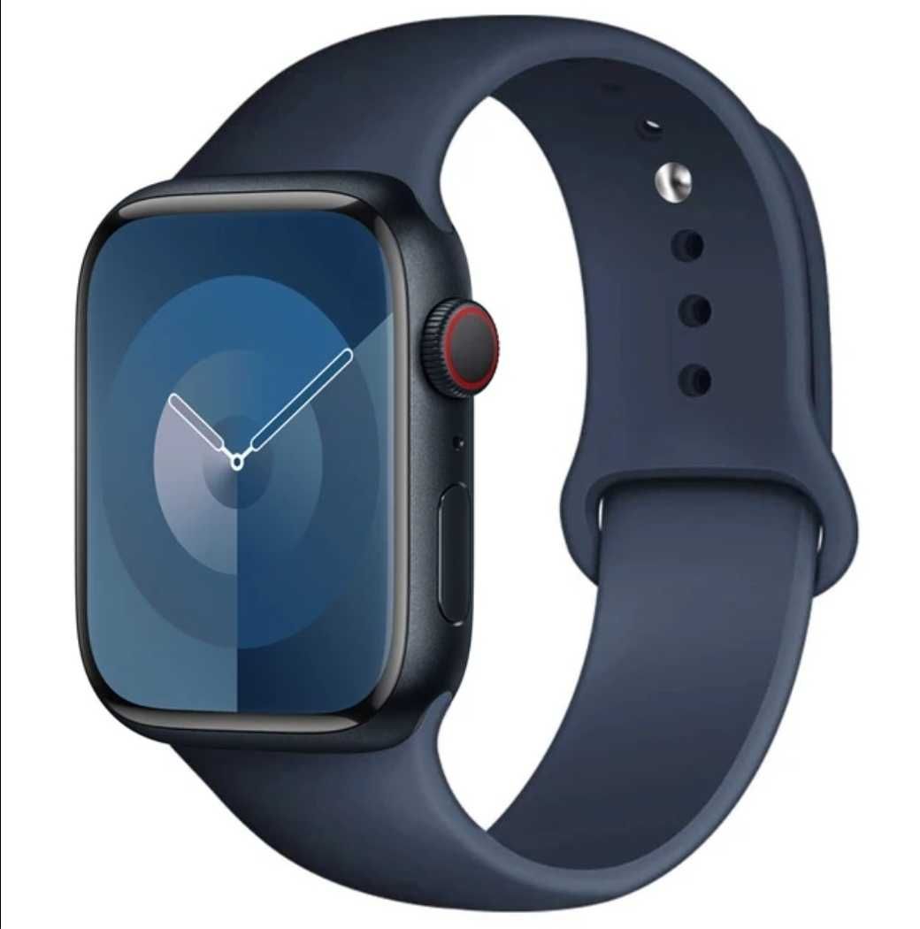 Curea silicon Apple Watch. Calitate top, moale&rezistentă. Deep Blue.