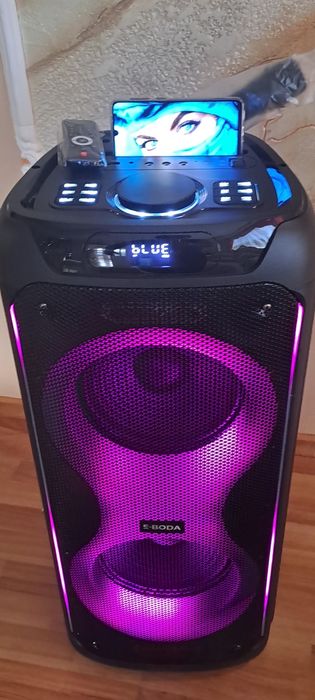 Boxa Activă Bluetooth, portabilă, foarte puternică 500w. cu autonomie