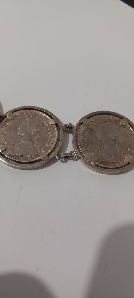 Bratara din monede de argint