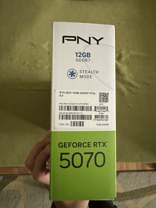 PNY GEFORCE RTX™ 5070 12GB Triple Fan DLSS 4 Graphics Card