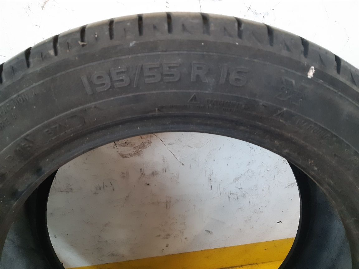 195/55/16  2×Michelin 87v vara dot 2015   5..90mm