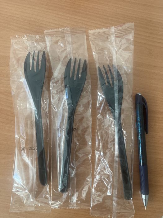 Пластиковые одноразовые  вилки/обмен