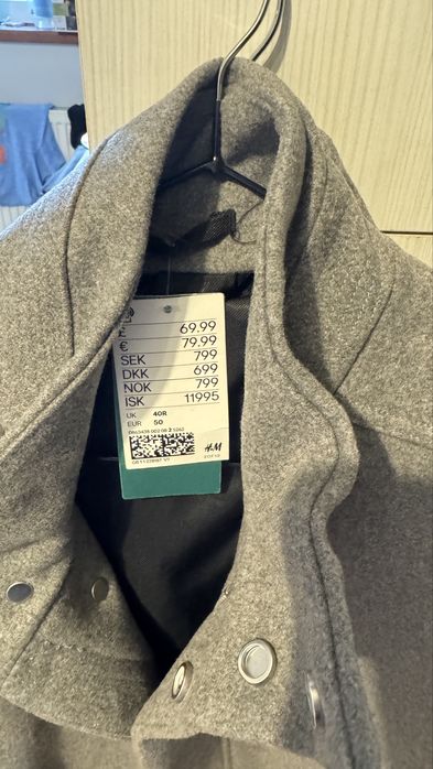 Palton barbatesc H&M