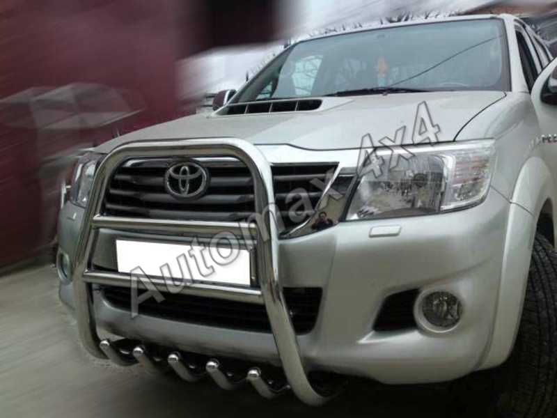 Bullbar inox personalizat Toyota Hilux 2004-2015