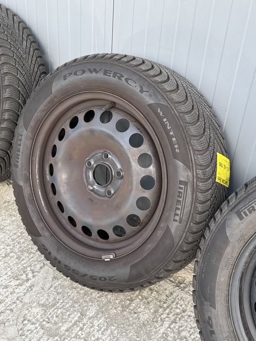 Jante Opel Astra K cauciucuri iarna Pirelli Powercy 205/55/R16 DOT24