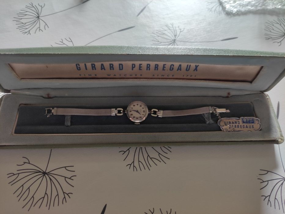 Ceas dama Girard Perregaux,cu aur alb