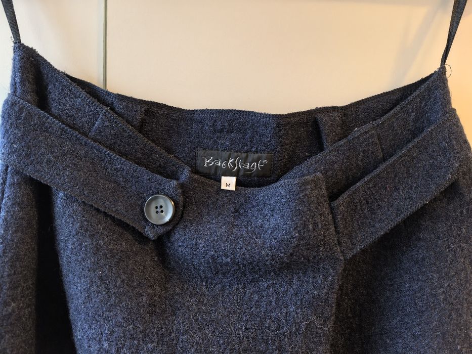 Fustă bleumarin 100% lână - măsura M