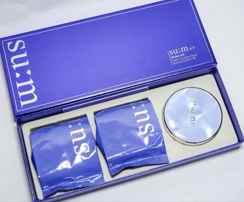Кушон Sum37 Water-full Mesh Cushion Glow Special Корея корейский