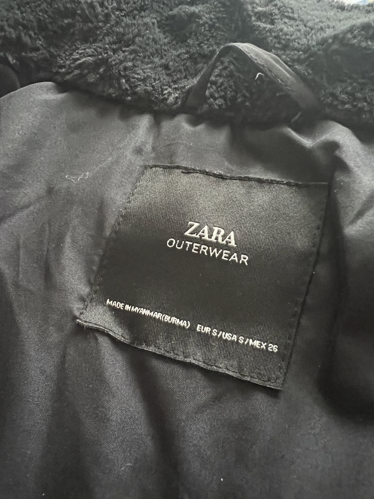 Тъмносиньо дамско яке ZARA