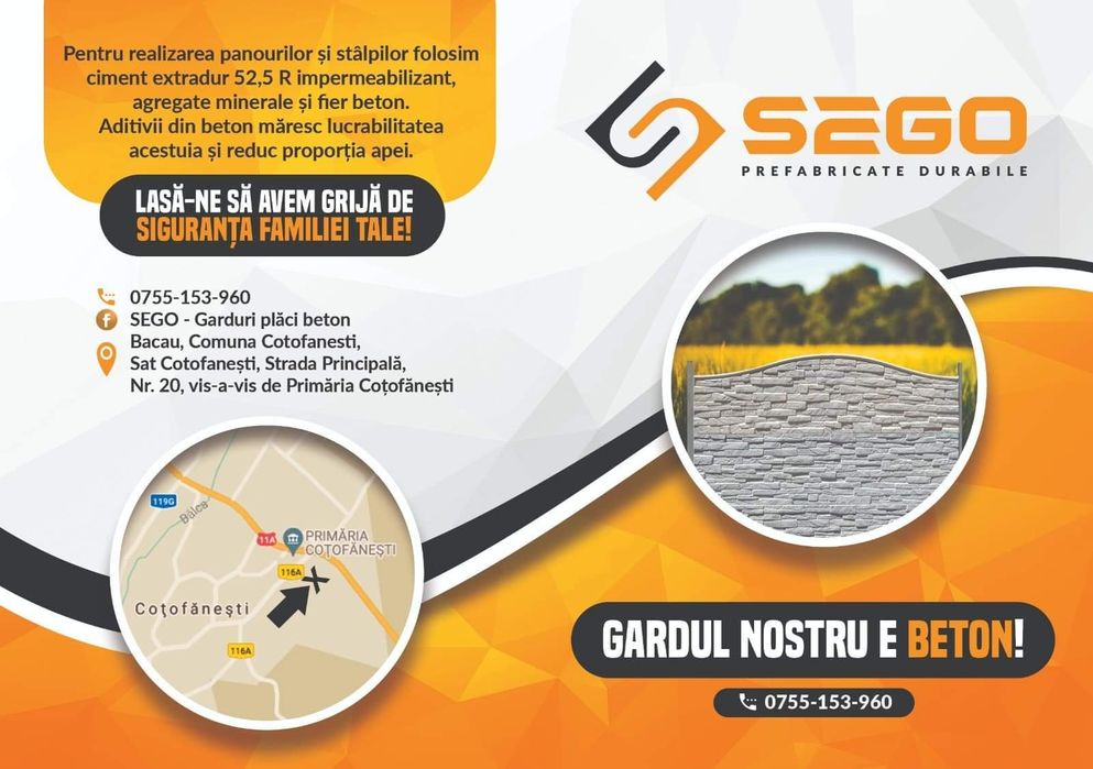Gard beton - Sego