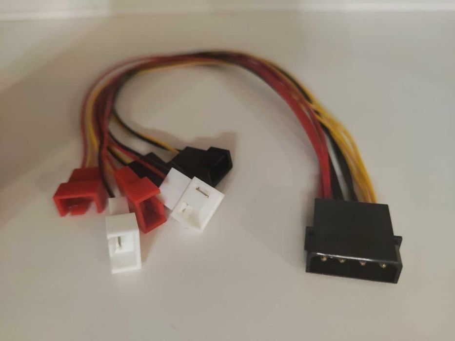 Переходник Molex молекс - 5v/7v/12v на вентиляторы пк компьютер