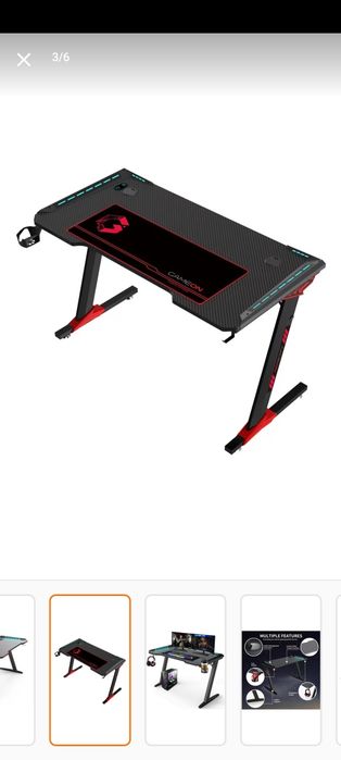 Vand birou gaming RGB nou