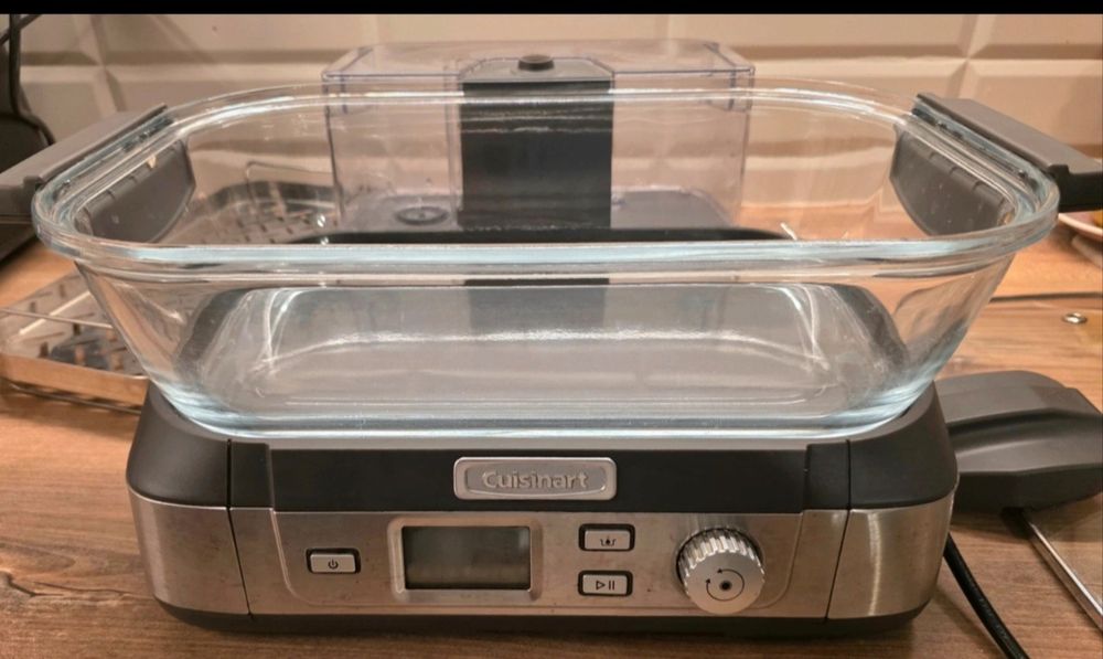 Aparat de gătit la aburi Cuisinart CookFresh Digital Glass Steamer STM