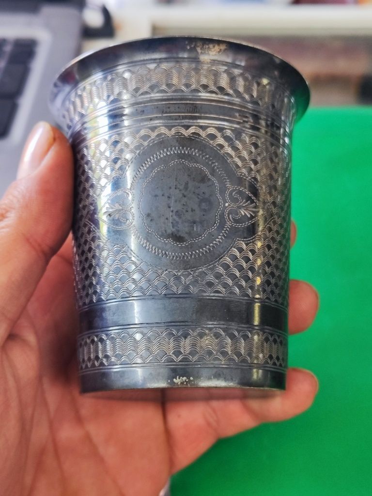 Стари чаши метални с посребряване