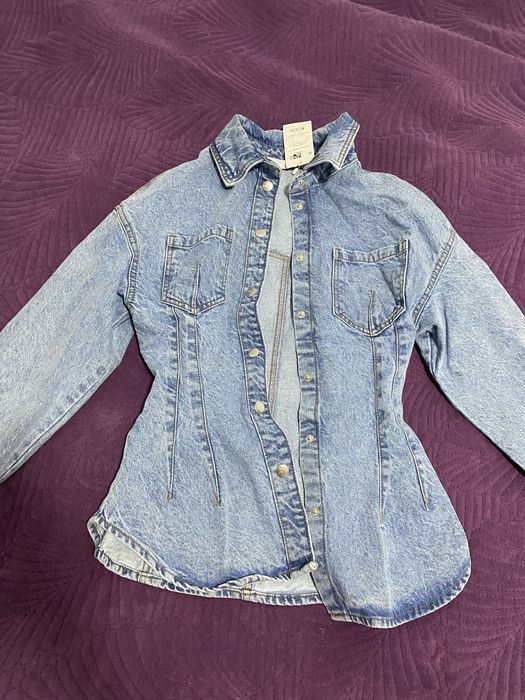 Продам джинсовая кофта xs befree и юбка новая