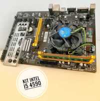 KIT Intel i5-4590+Placa de baza BIOSTAR H81-A+4 gb RAM ddr3+Cooler
