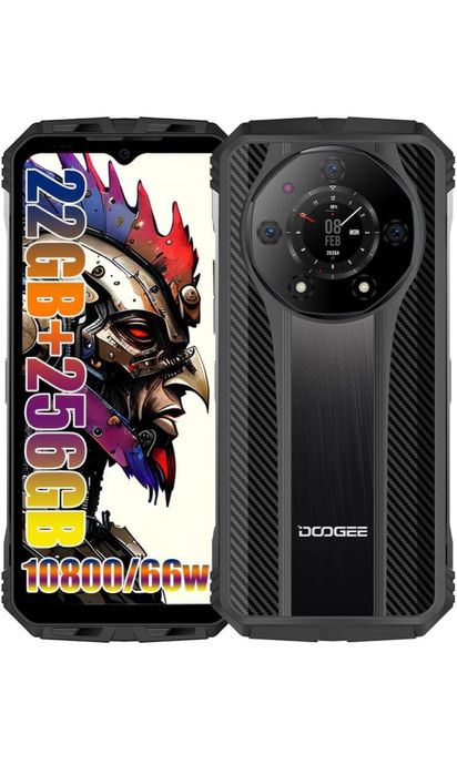 SIGILAT - Telefon Rezistent Doogee S110 - 256GB+12GB - Negru