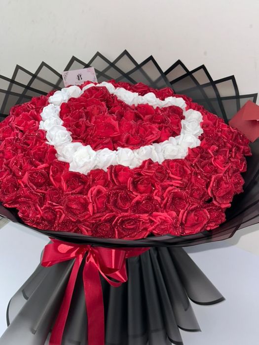 Букет 101 вечни рози