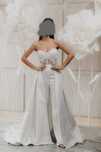 Rochie de miresa, tip salopeta