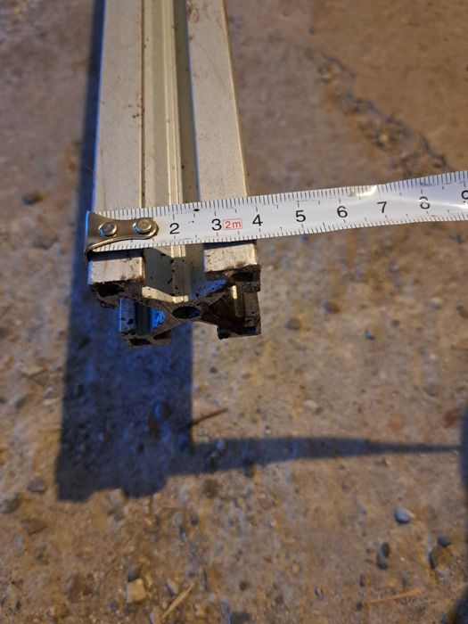 Profil aluminiu industrial 90×50 + profil 40×40 – set complet 33 m – C