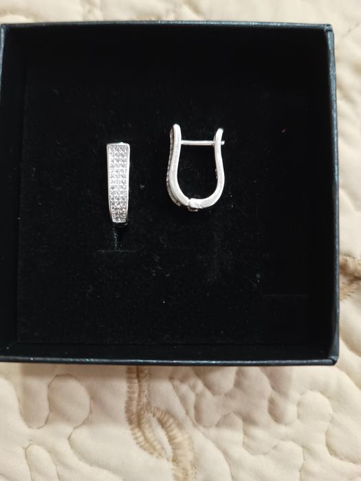 Дамски сребърни обеци