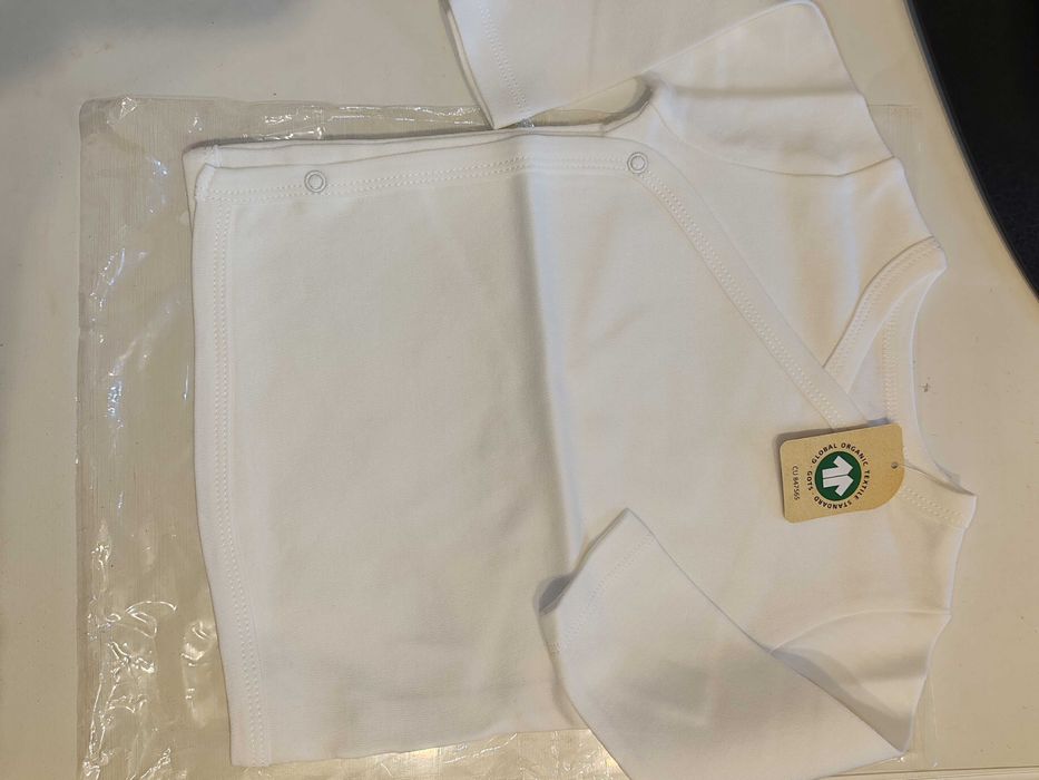 Lot 6 hăinuțe noi Organic bebe, mărimea 62