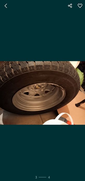 Eдна Гума с джанта за црв 1