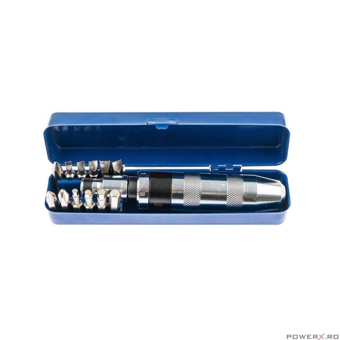 Set surubelnita de impact si biti, pentru suruburi gripate, 1/2", 13